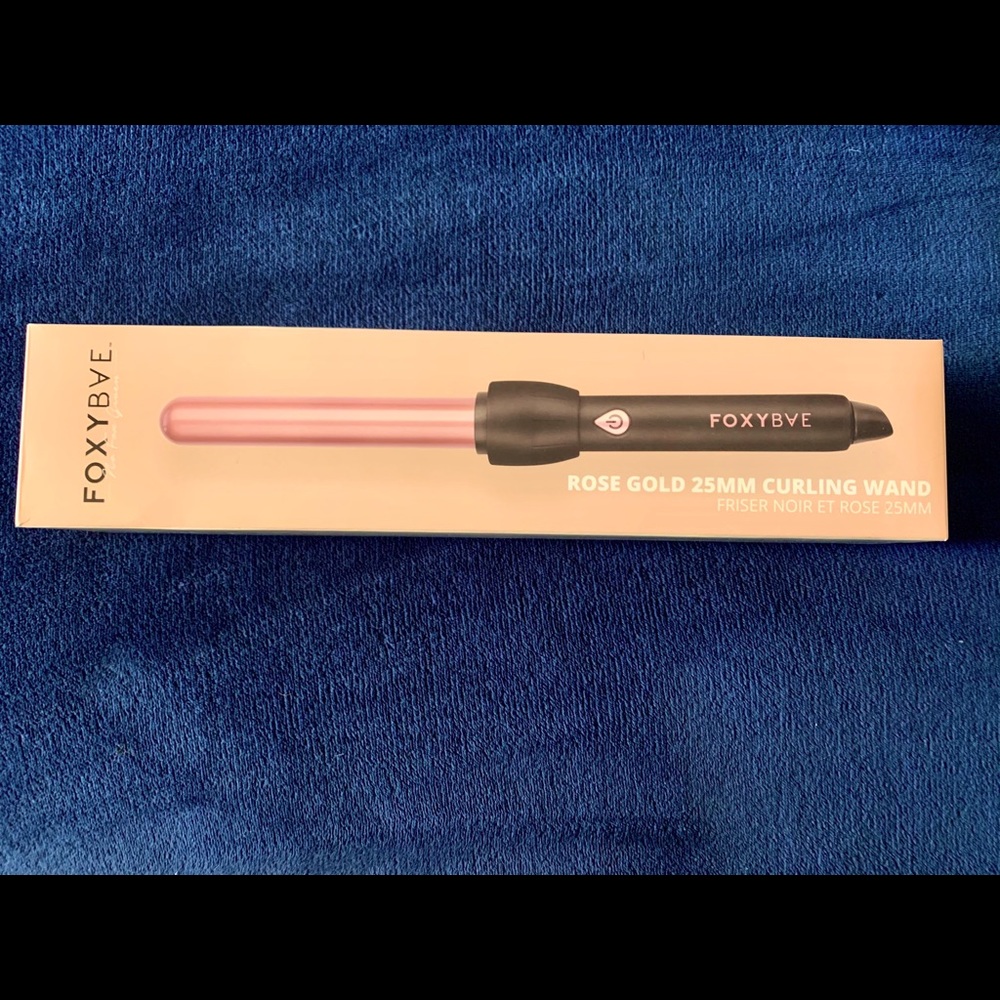 FoxyBae Rose Gold 25mm Curling Wand
